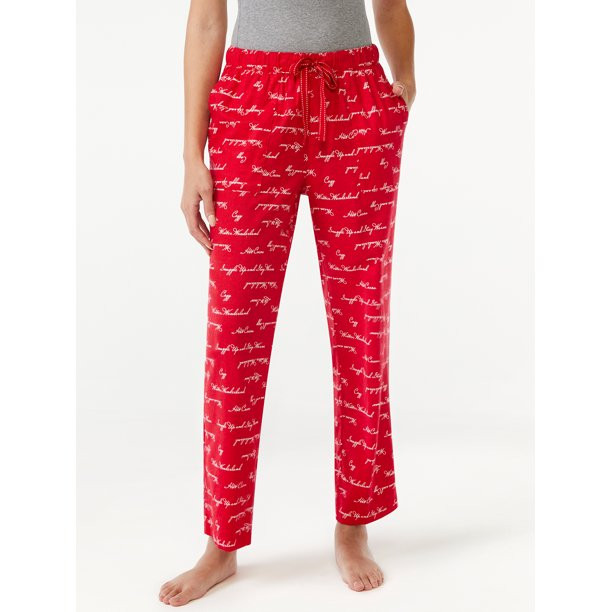 Joyspun Women's and Women's Plus Flannel Lounge Pants, Sizes up to 3X - Walmart.com | Walmart (US)