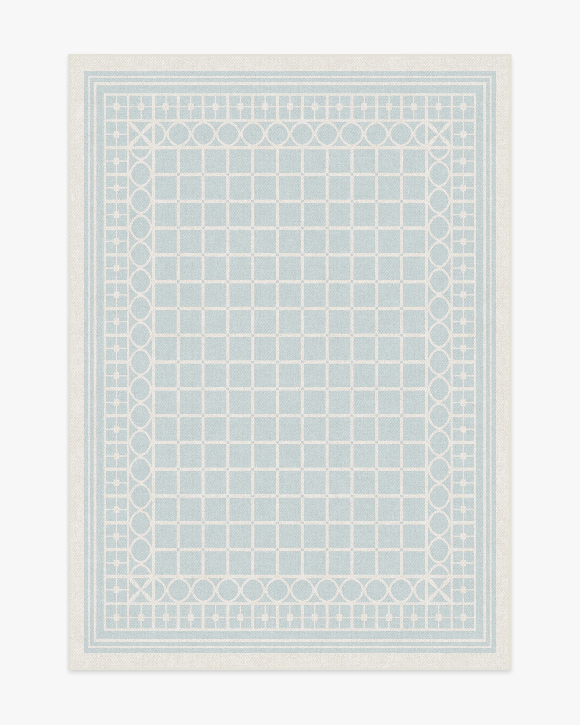 Palm Beach Powder Blue Rug | Ruggable