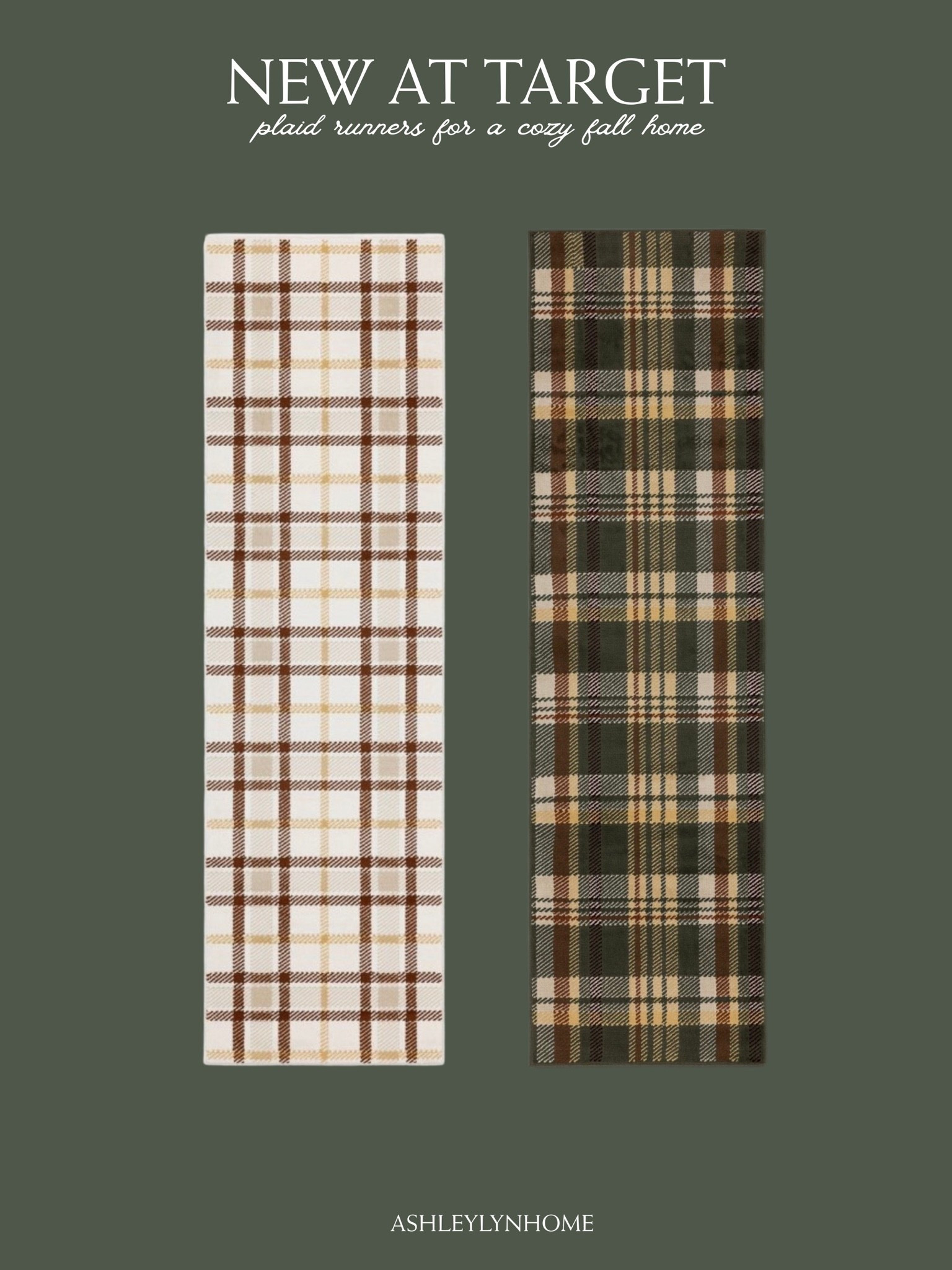 New at Target! These plaid runner rugs bring cozy fall charm to your kitchen, hallway, or entryway. Tap below to shop!

#LTKHome #LTKSeasonal