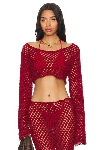 Bananhot Magen Shirt in Red from Revolve.com | Revolve Clothing (Global)