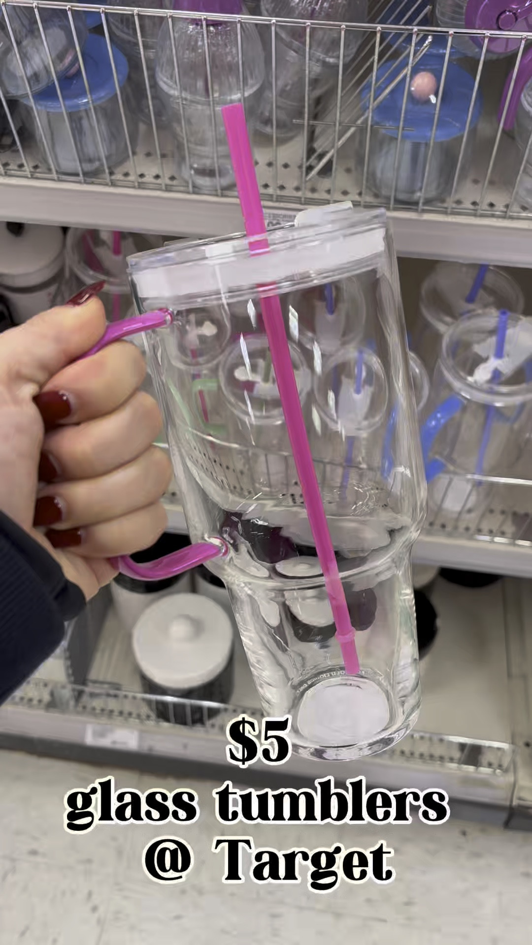 $5 glass tumblers from Targets Dollar Spot / Bullseyes Playground! 🎯

#LTKSaleAlert