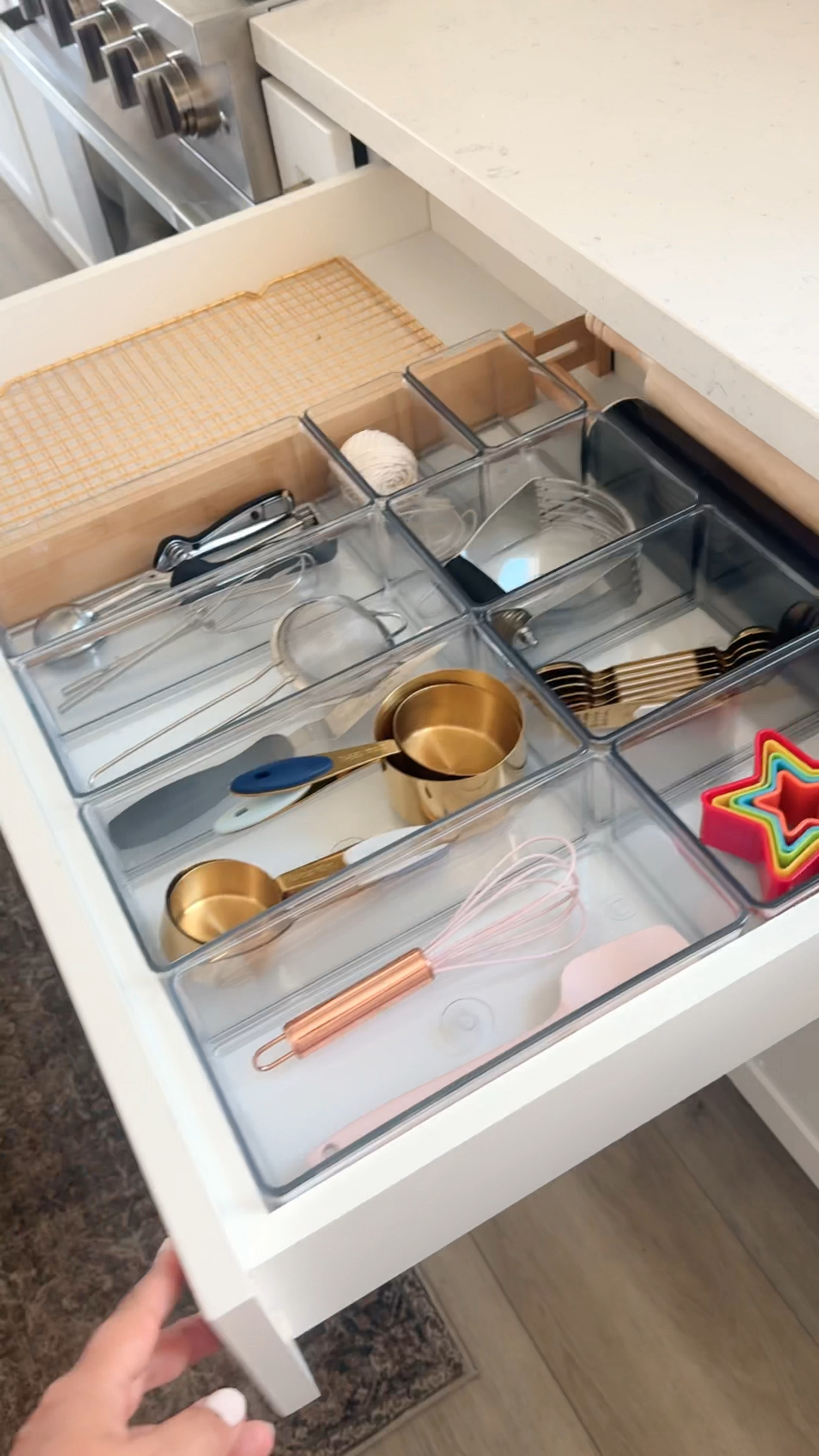We recently had a huge outbreak of ants *🤢* in our home so I needed to clean out a few of our drawers. Our baking drawer never got officially organized when we moved in, so I took the opportunity to use my favorite @idlivesimply bins to get it ready for all our summer baking! 🥧 

The organizer in me must tell you that highly recommend organizing each drawer with individual bins that can match your needs vs the one size fits all drawers ones. Building a drawer out is one of my favorite things to do on the job at @simplyorganizedco !

Now that it’s finished, here’s to hoping those pesky 🐜 leave us alone! 😅

-
- 

#organizing #organizedhome #baking #summerbaking #homeorganization #asmr #iDesign #iDLiveSimply #MyiDesign #LiveSimply #idesignpartner #idesigneu #thecontainerstore #tcs

#LTKFindsUnder50 #LTKHome #LTKVideo
