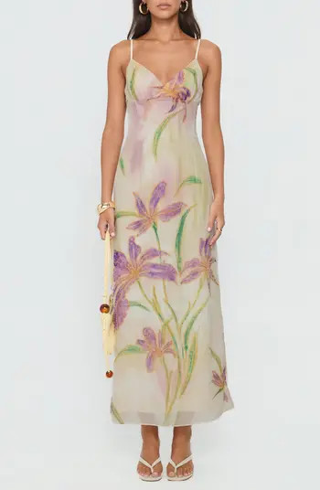 Princess Polly Isakaia Floral Beaded Maxi Dress | Nordstrom | Nordstrom