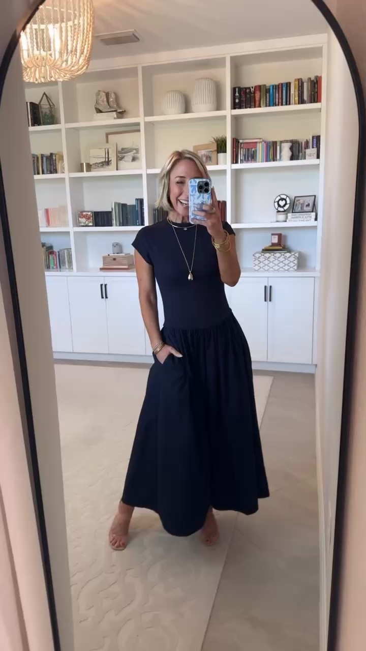 Walmart - more new dresses. Maxi Dress w/ Short Dolman Sleeves - size XS. $34. 2 colors.

#LTKSeasonal #LTKOver40 #LTKPetite