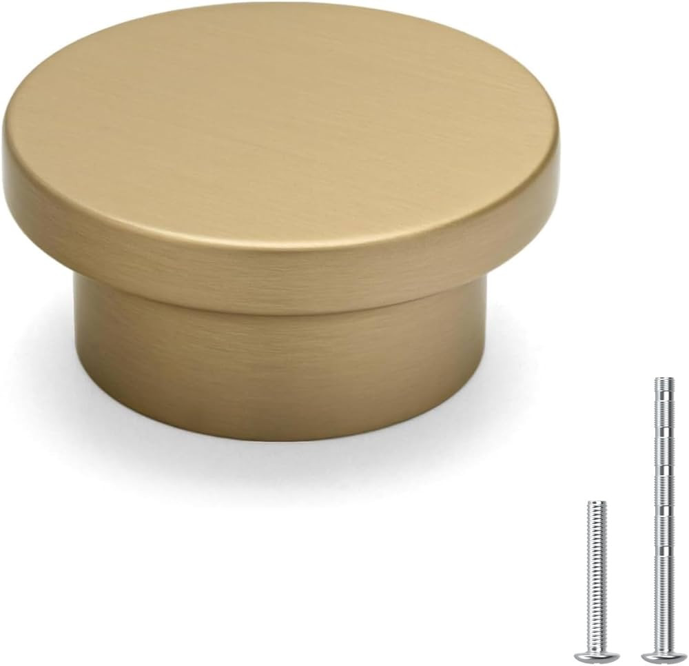goldenwarm 12 Pack Champion Gold Cabinet Knobs for Dresser Drawer Knob for Hardware Handles and P... | Amazon (US)
