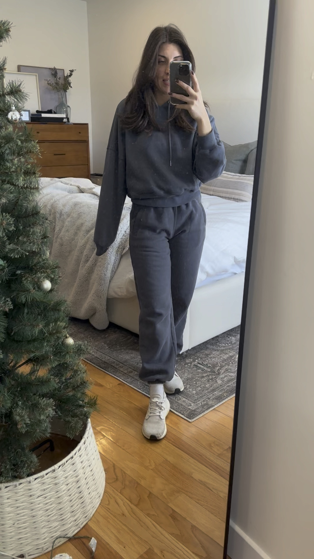 Today’s wfh outfit 🤩 I’m obsessed with this new oversized matching sweatsuit from Abercrombie - AND ITS 20% OFF RN!! 

The perfect put-together lounge set for days when I don’t have meetings and want to be comfy! Length still works for petites! Ordered an XXS in the pants since they’re oversized and S in the hoodie 😊

#petitestyle #abercrombie #matchingsets #workfromhome

#LTKVideo #LTKstyletip #LTKfindsunder50