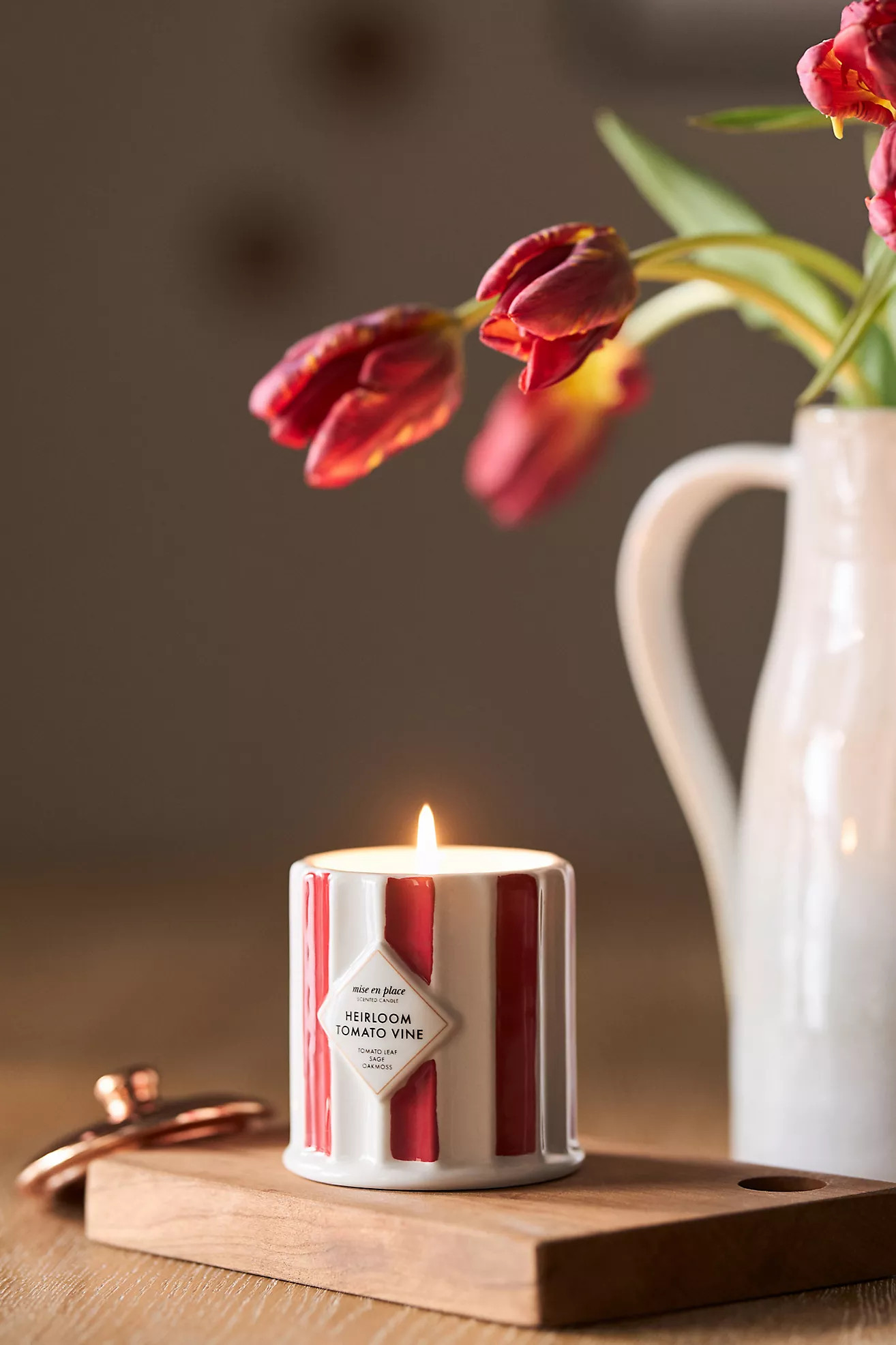 mise en place Fruity Heirloom Tomato Vine Ceramic Candle | Anthropologie (US)