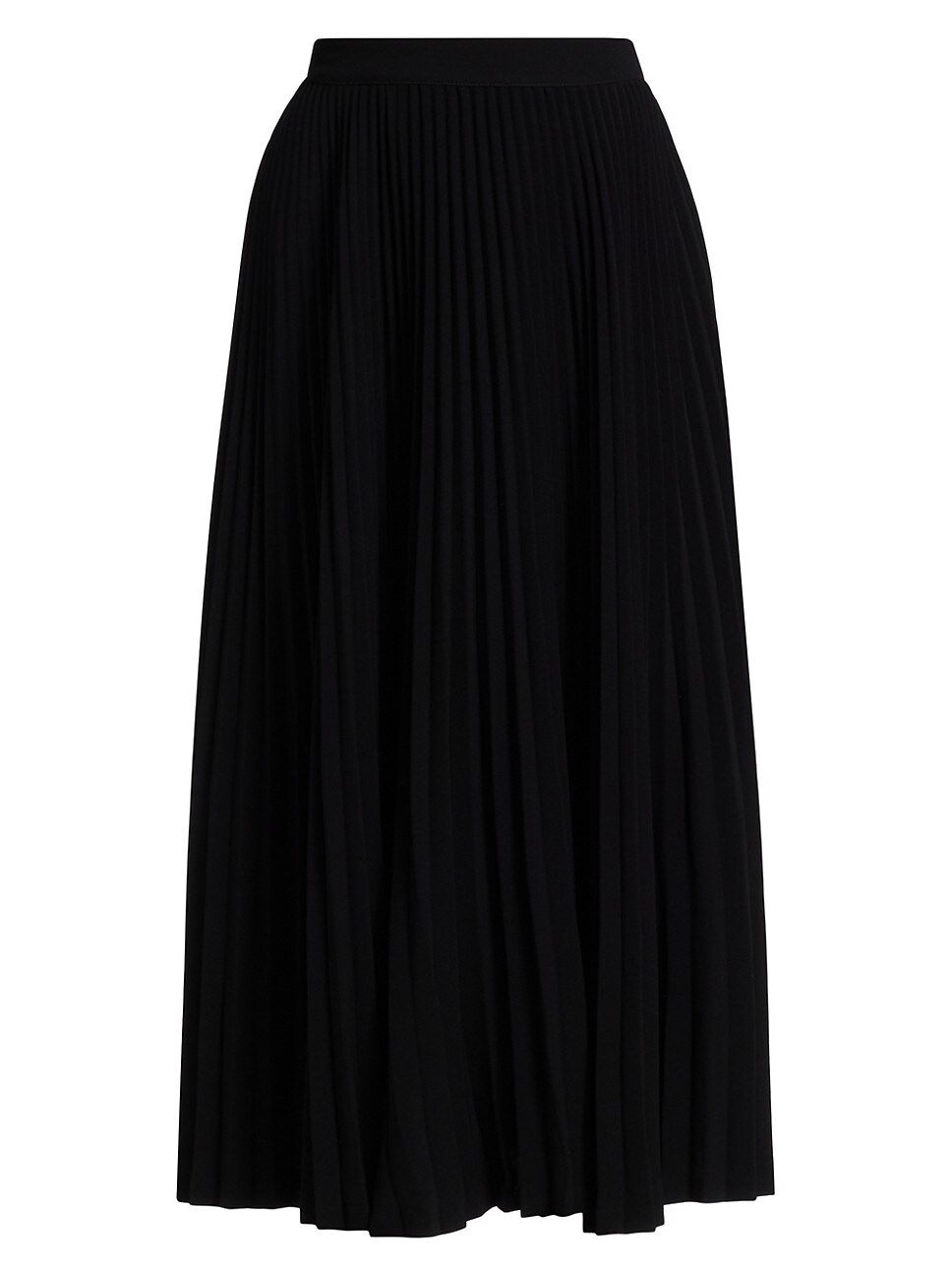 Maree Pleated Crepe Midi-Skirt | Saks Fifth Avenue