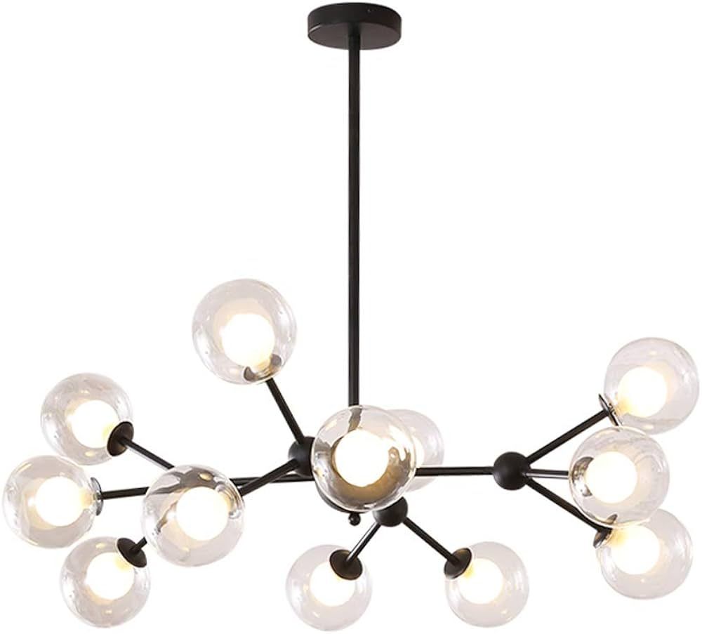 Surpars House Sputnik Chandelier, 12 Lights Modern Ceiling Light for Bedroom,Living Room,Dining R... | Amazon (US)