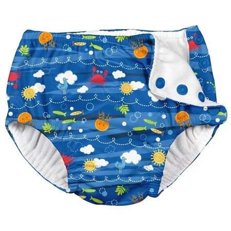 i play Unisex Reusable Absorbent Baby Swim Diapers - Swimming Suit Bottom No Other Diaper Necessary  | Walmart (US)