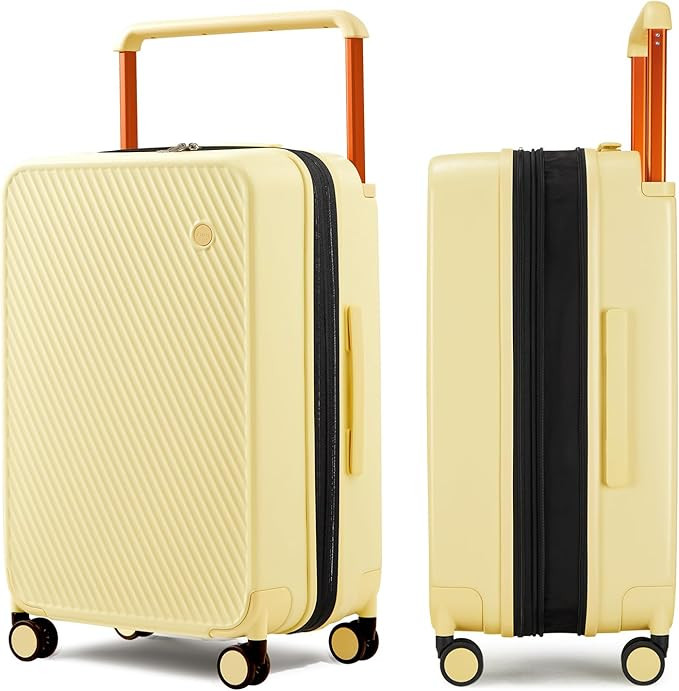 mixi Large Capacity Expandable Luggage Suitcases With Spinner Wheels,Upgrade Wide Handle PC Hards... | Amazon (US)