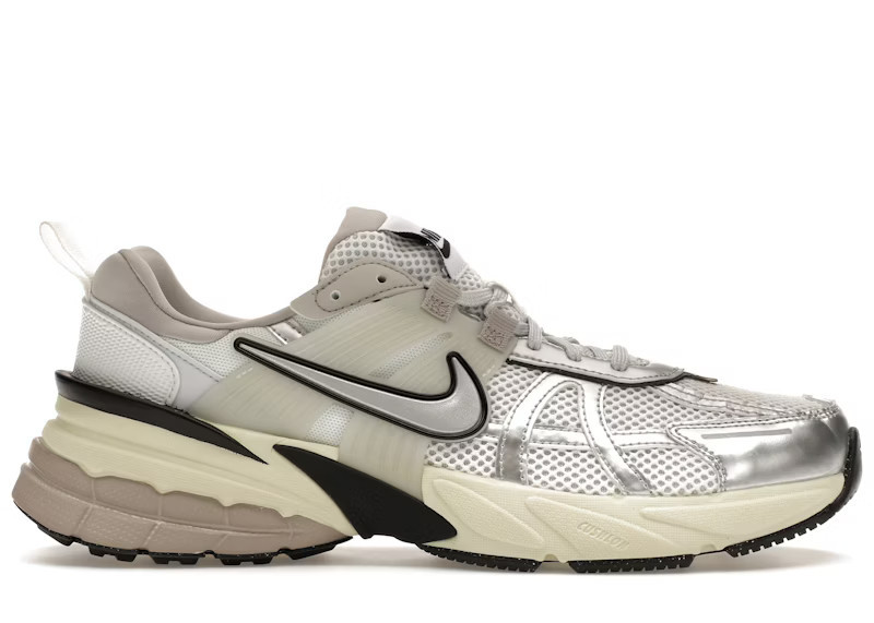 Men's Nike V2K Run Metallic Silver Sneakers in Summit White/Pure Platinum/Light Iron Ore | StockX