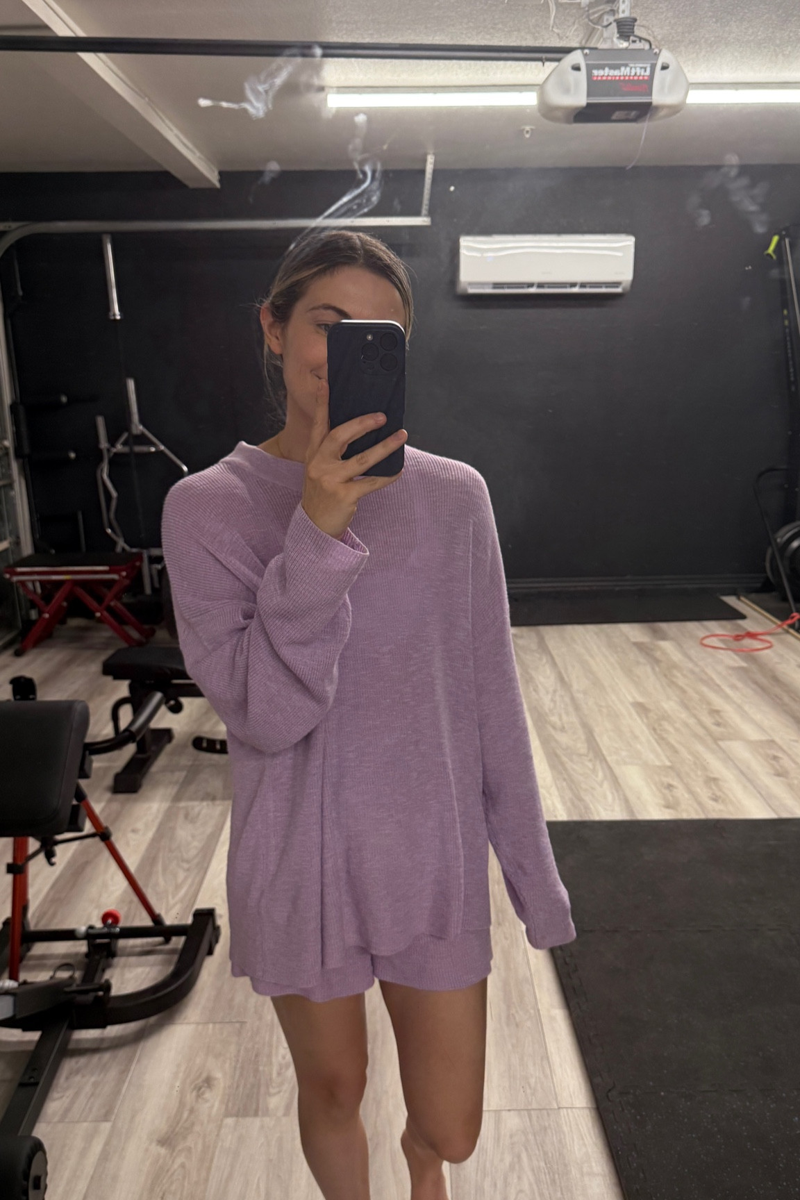 I have this set in like 5 colours. This colour is sold out, but still tons of colours in stock + a striped version. 
Wearing a small 