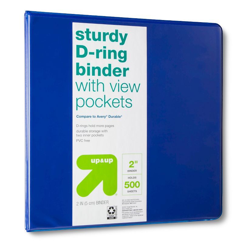 2" 3 Ring Binder Clear View - up & up™ | Target