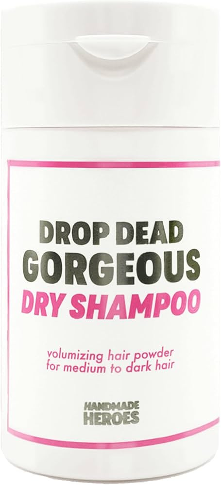 Handmade Heroes Non Aerosol Dry Shampoo Volume Powder | 1.8oz | 100% Natural & Vegan | For Dark H... | Amazon (US)