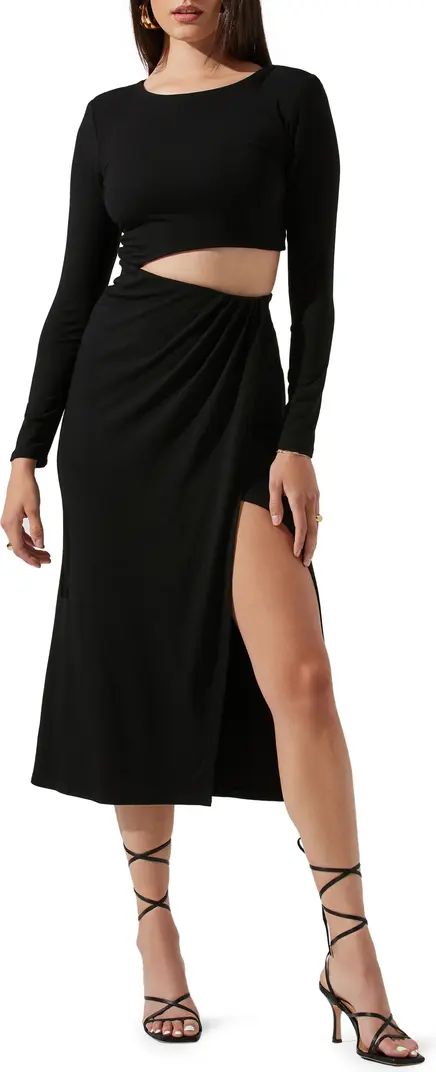 ASTR the Label Westwood Long Sleeve Cutout Dress | Nordstrom | Nordstrom