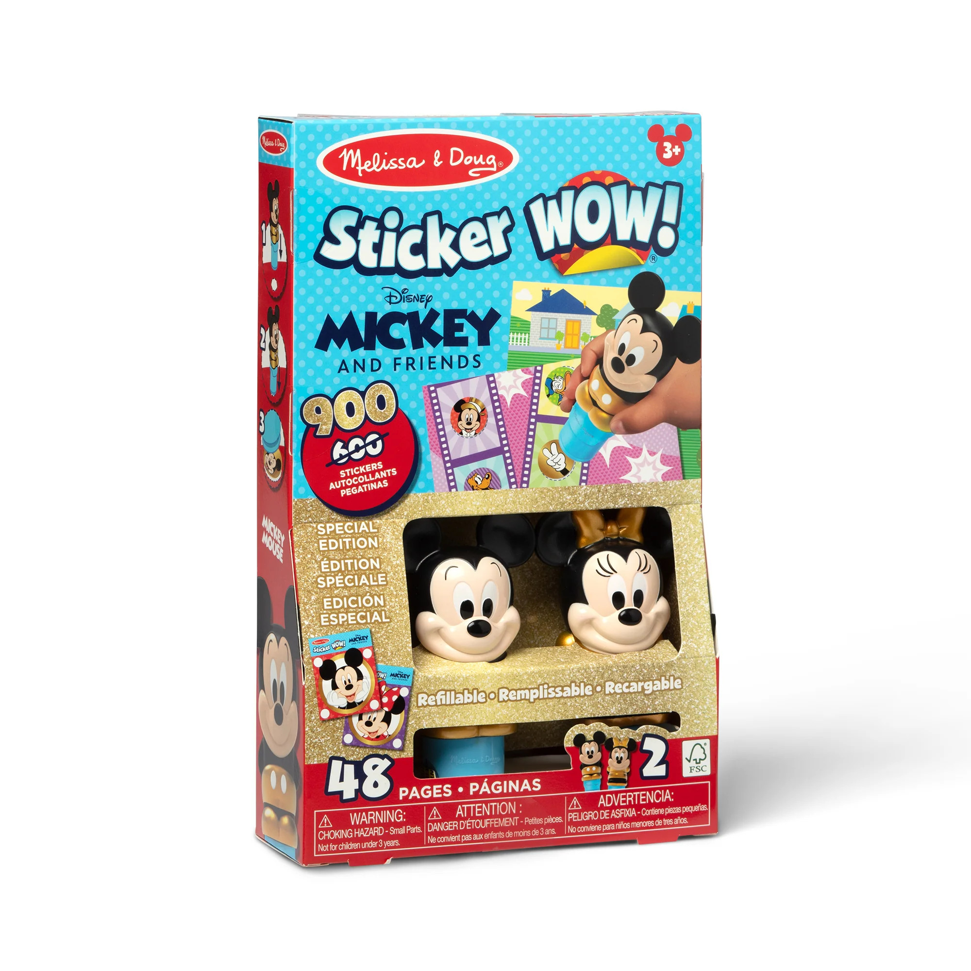 Sticker WOW! Deluxe Set Mickey & Minnie | Melissa and Doug