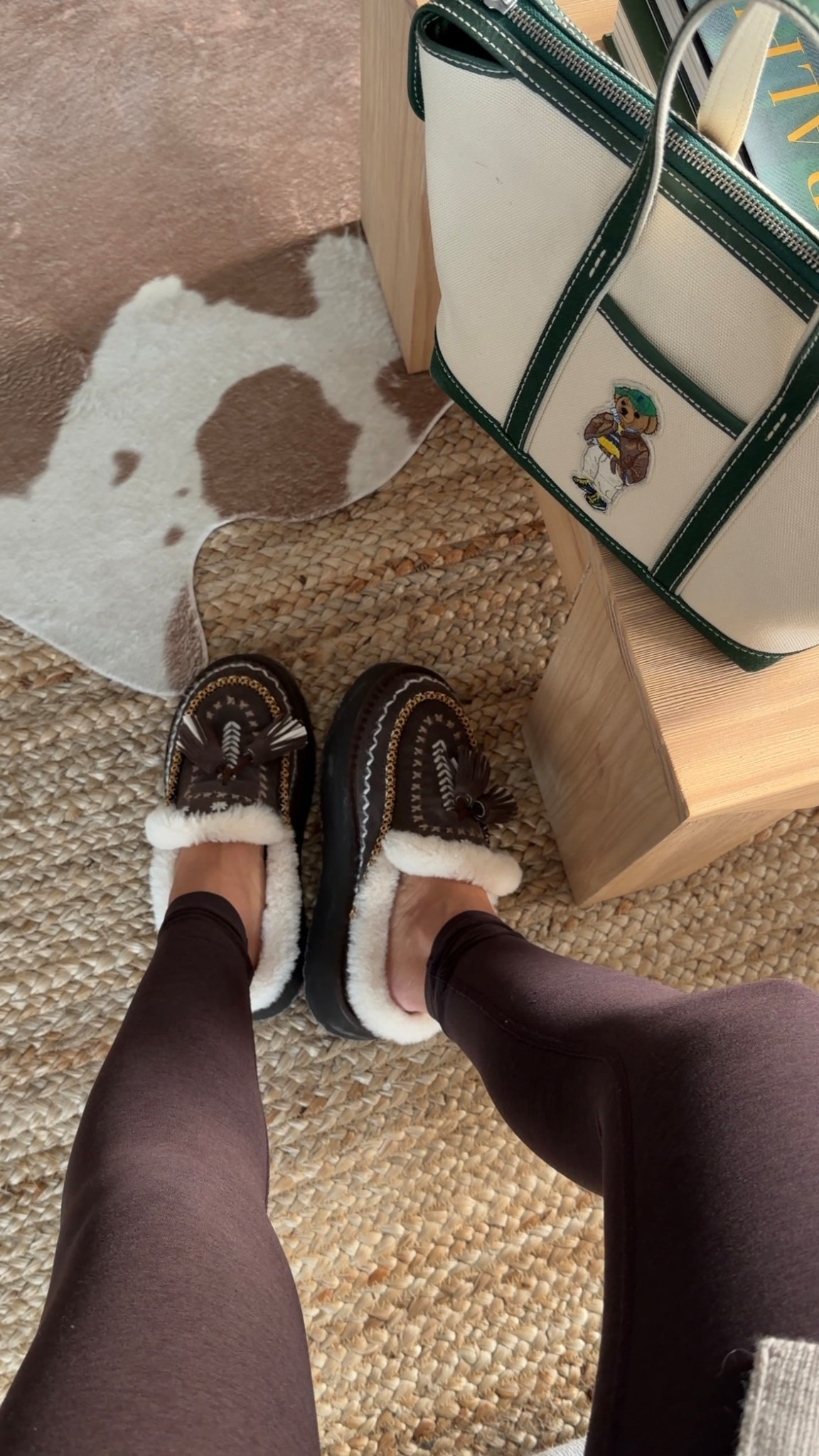 My green bag is sold out but love the black too! Shoes are tts