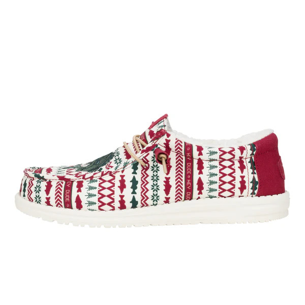 Wally Merry Fishmas Sweater - Multi/Red | HEYDUDE