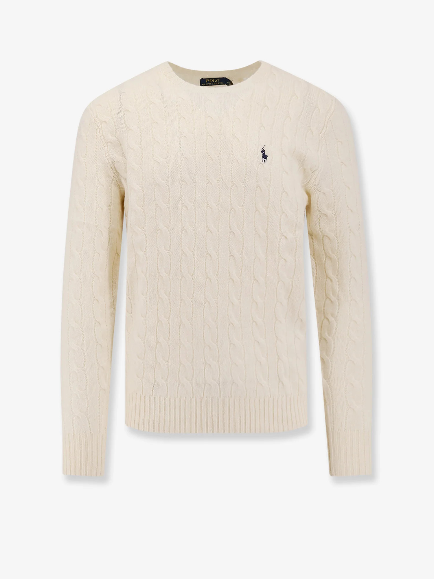 Wool and cashmere cable knit sweater - POLO RALPH LAUREN - gender_Man | Nugnes 1920