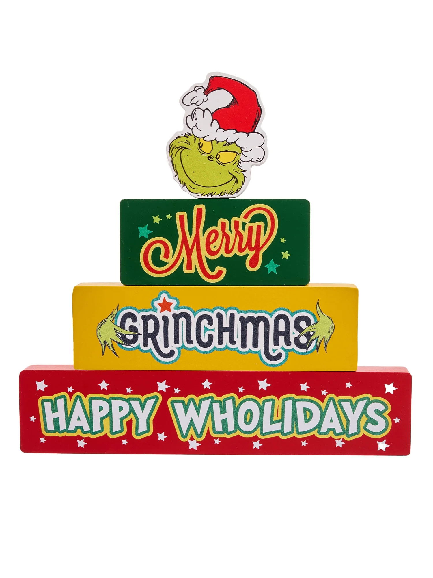Dr. Seuss' The Grinch Wood Decor - Walmart.com | Walmart (US)