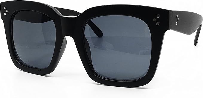 O2 Eyewear 1762 Premium Oversize XXL Women Men Havana Tilda Shadow Style Fashion Sunglasses (MATT... | Amazon (US)