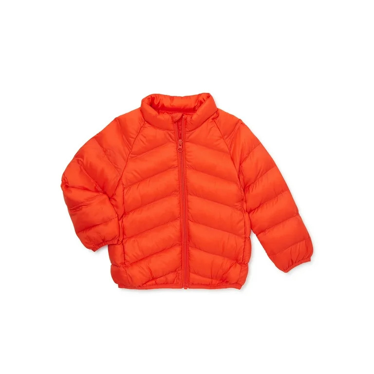 Wonder Nation Baby and Toddler Packable Puffer Jacket, Sizes 0/3M-5T - Walmart.com | Walmart (US)