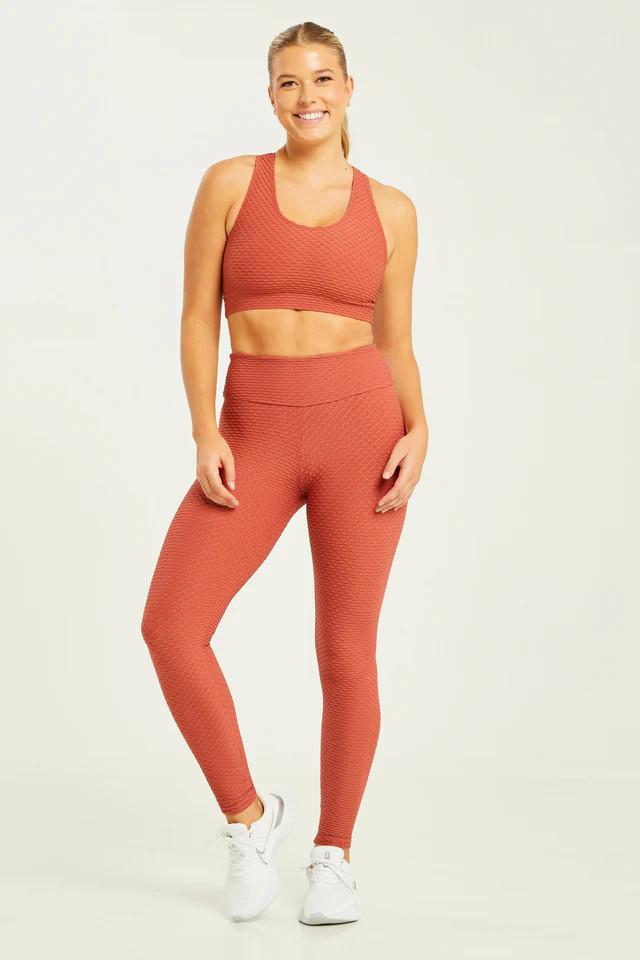 Croco Skin Leggings Terracotta (FINAL SALE) | Booty by Brabants