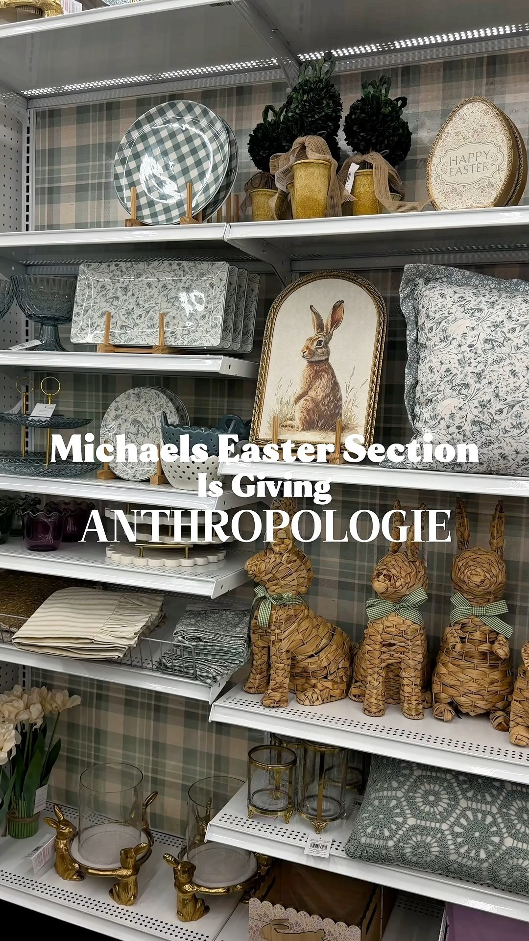 Anthropologie vibes at Michael’s for a fraction of the price AND 40% off right now! Obsessed with this color palette for spring and Easter 🐰 

#LTKHome #LTKSaleAlert #LTKSeasonal