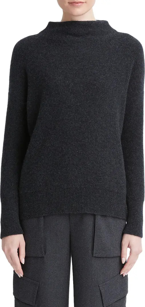 Boiled Cashmere Funnel Neck Pullover | Nordstrom