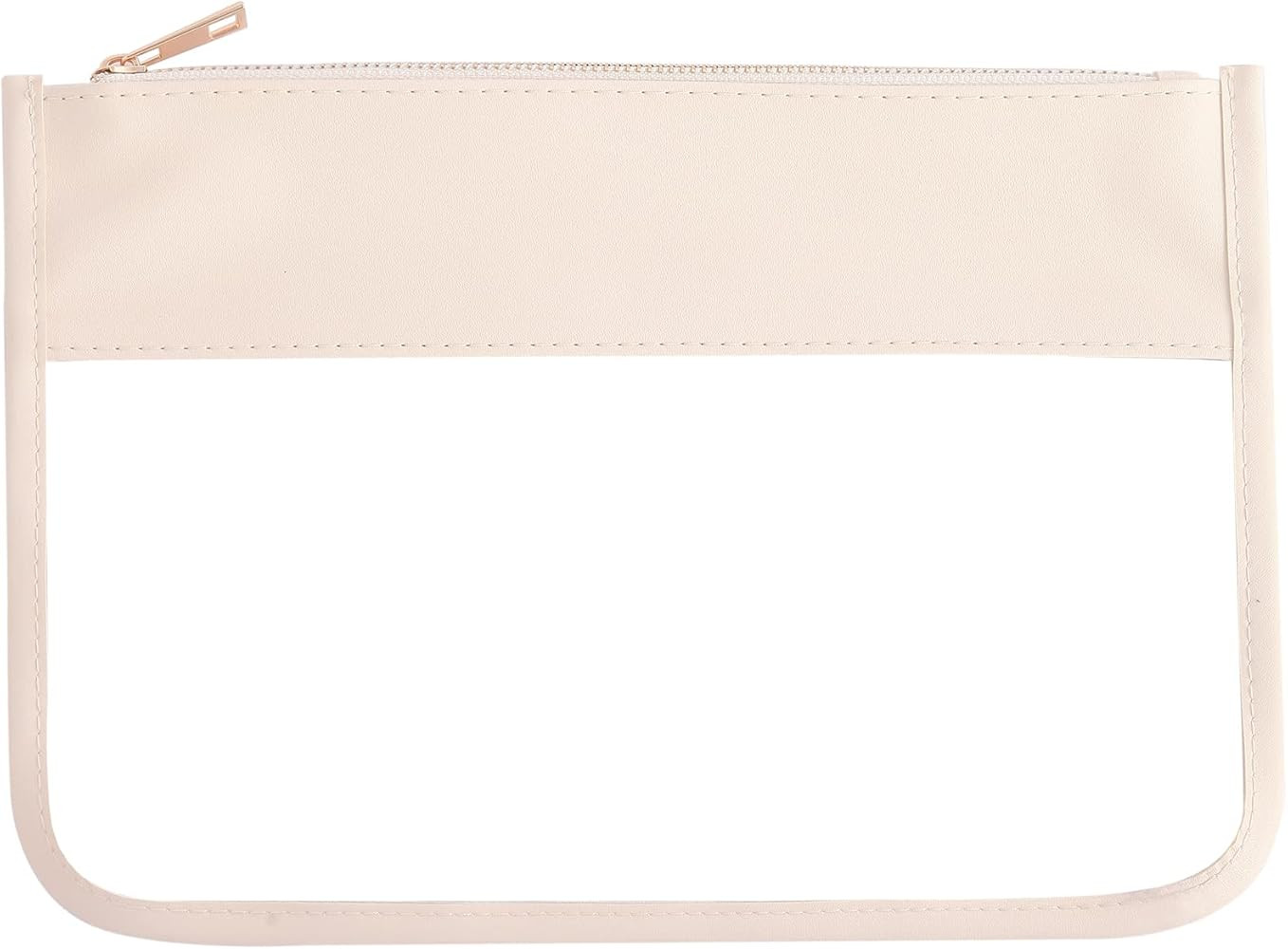 Makeup Bag Waterproof Cosmetic Bag Toiletry Bag,DIY Chenille Letter Travel Bag Nylon Clear Makeup... | Amazon (US)