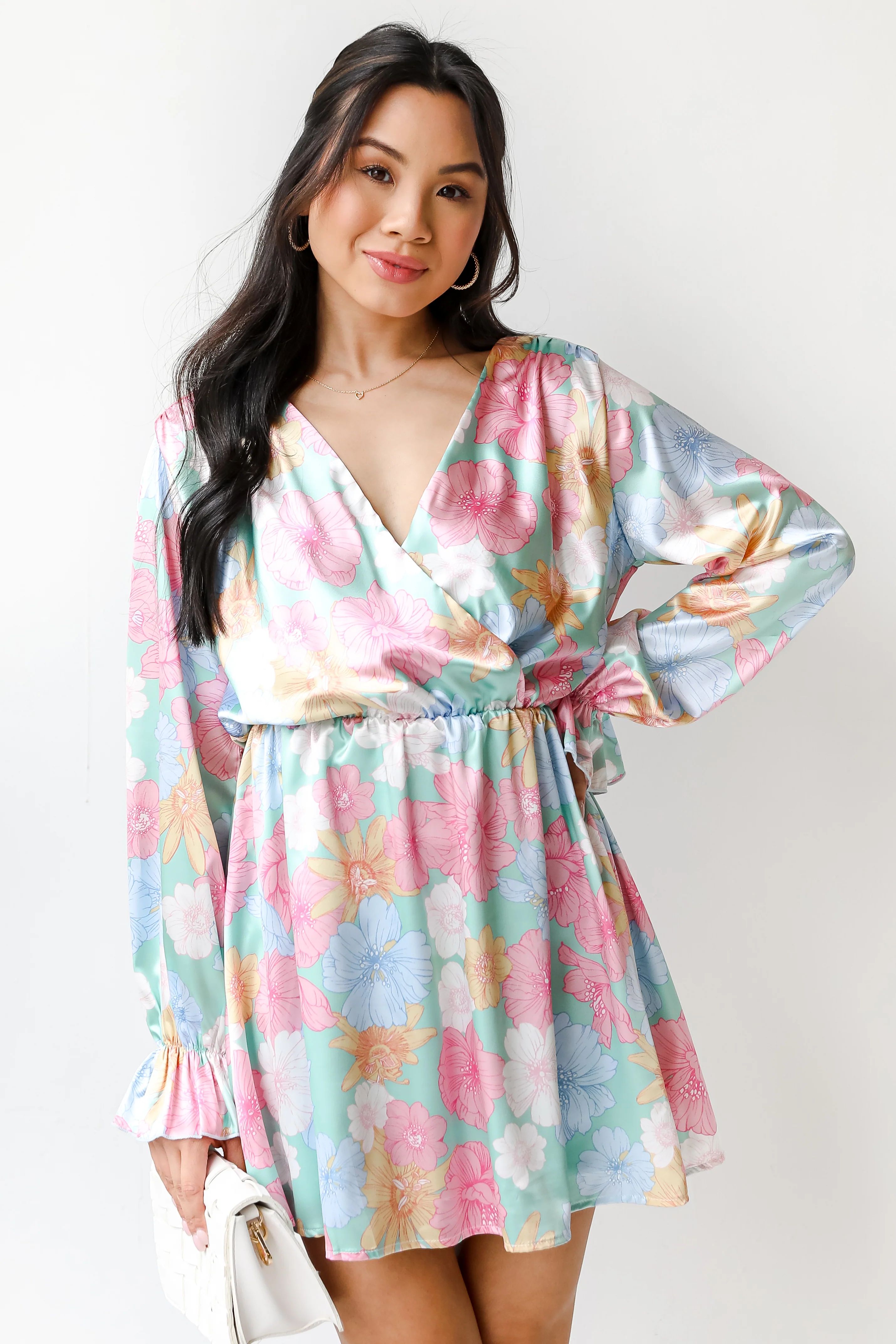Chance of Blooms Floral Dress | Dress Up