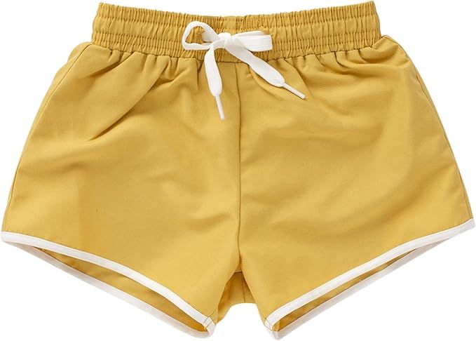 Sisterly Market Swim Shorts - Yellow | Amazon (US)