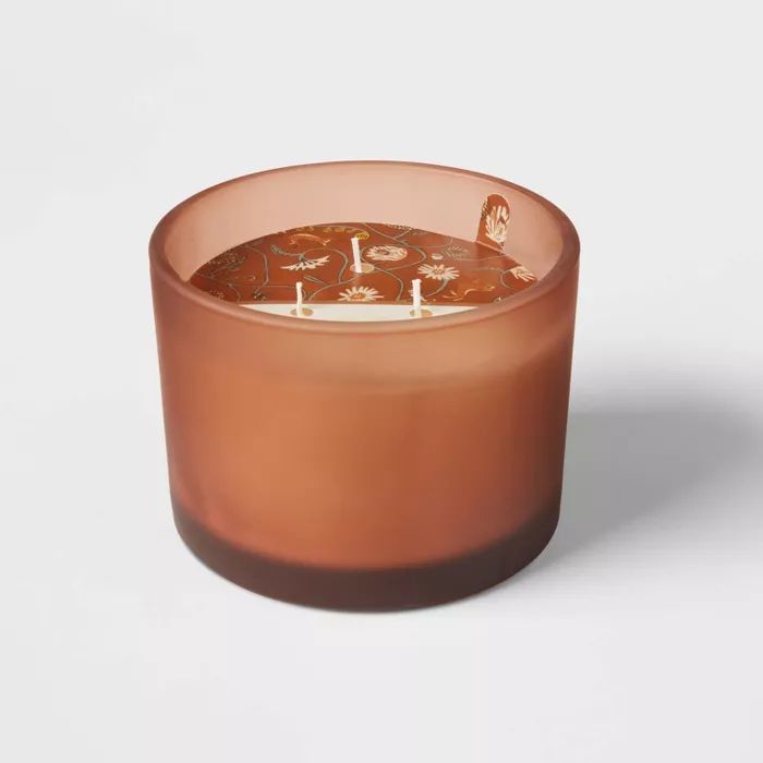 3-Wick Jar Pumpkin Woods Copper Bangle Candle - Threshold&#8482; | Target