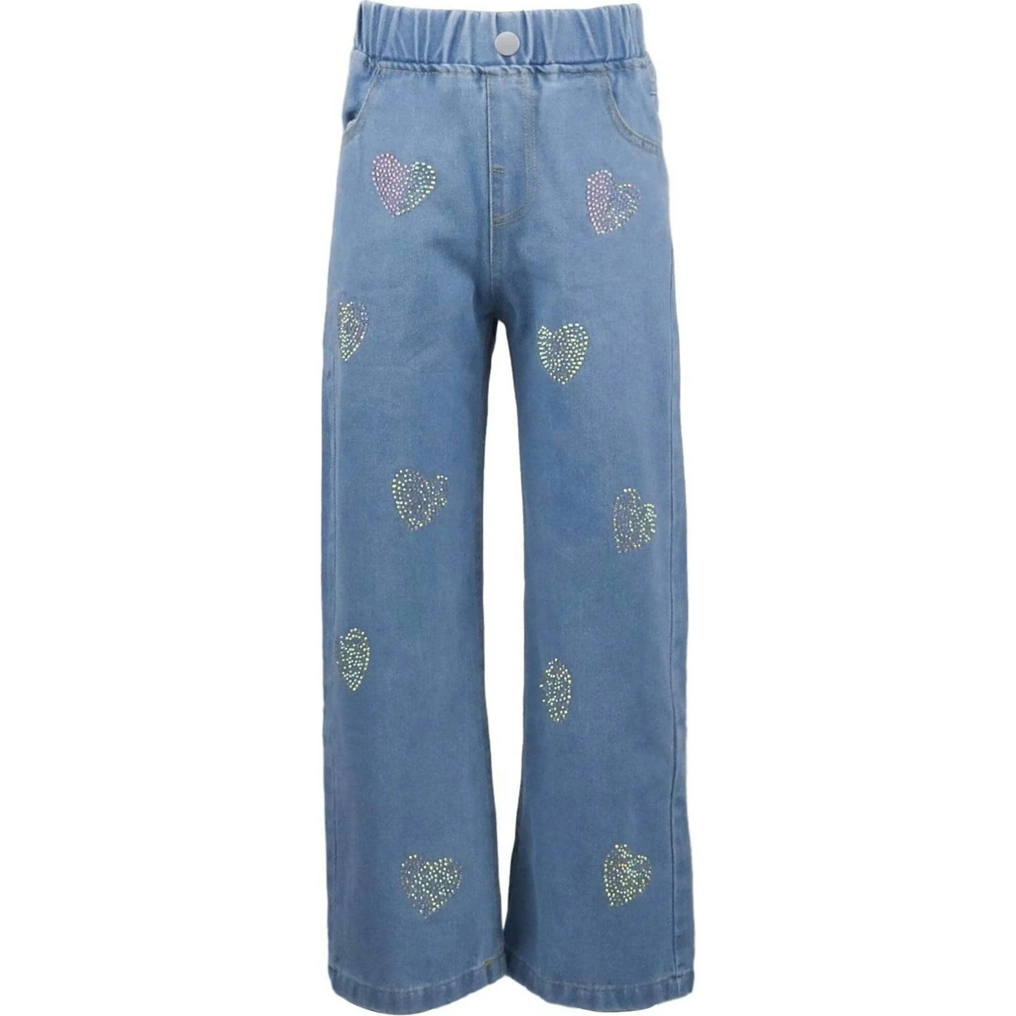 Crystal Heart Jeans 12y | Maisonette