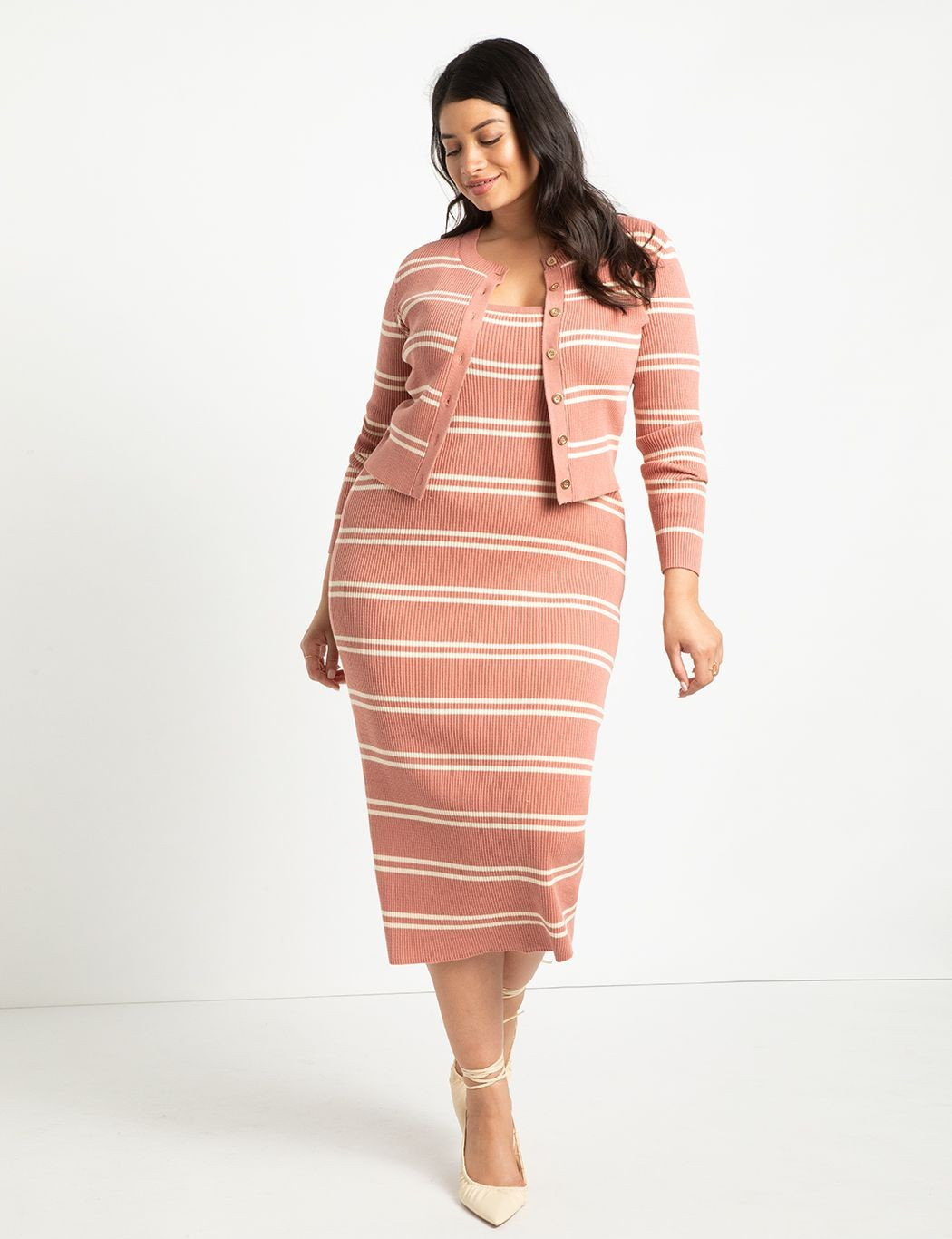 Striped Cami Dress | Eloquii