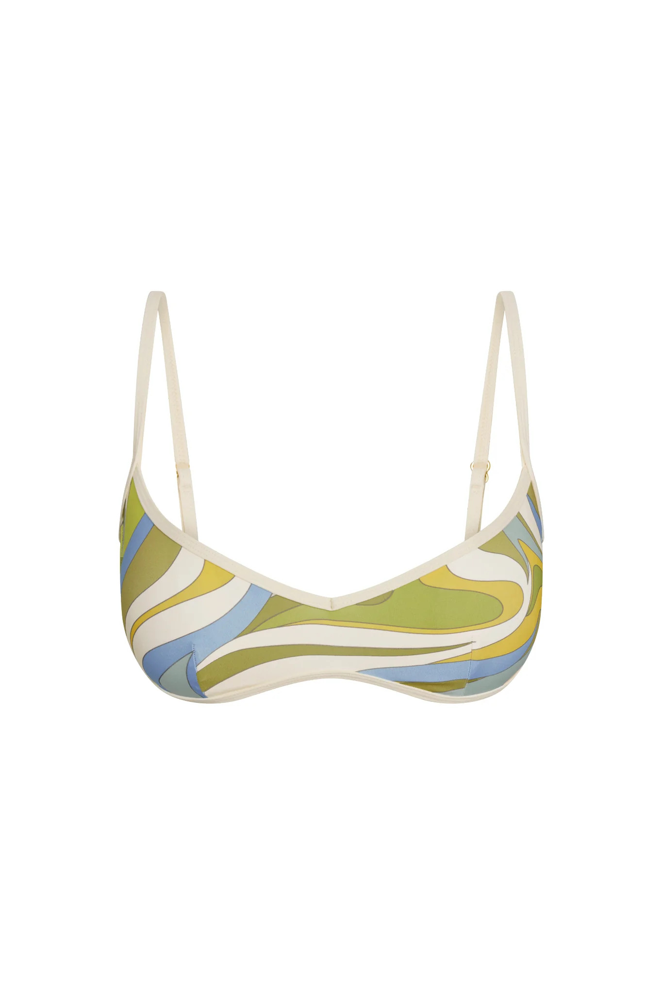 Ravello Top - Costa Rei Apple/Ivory | Monday Swimwear