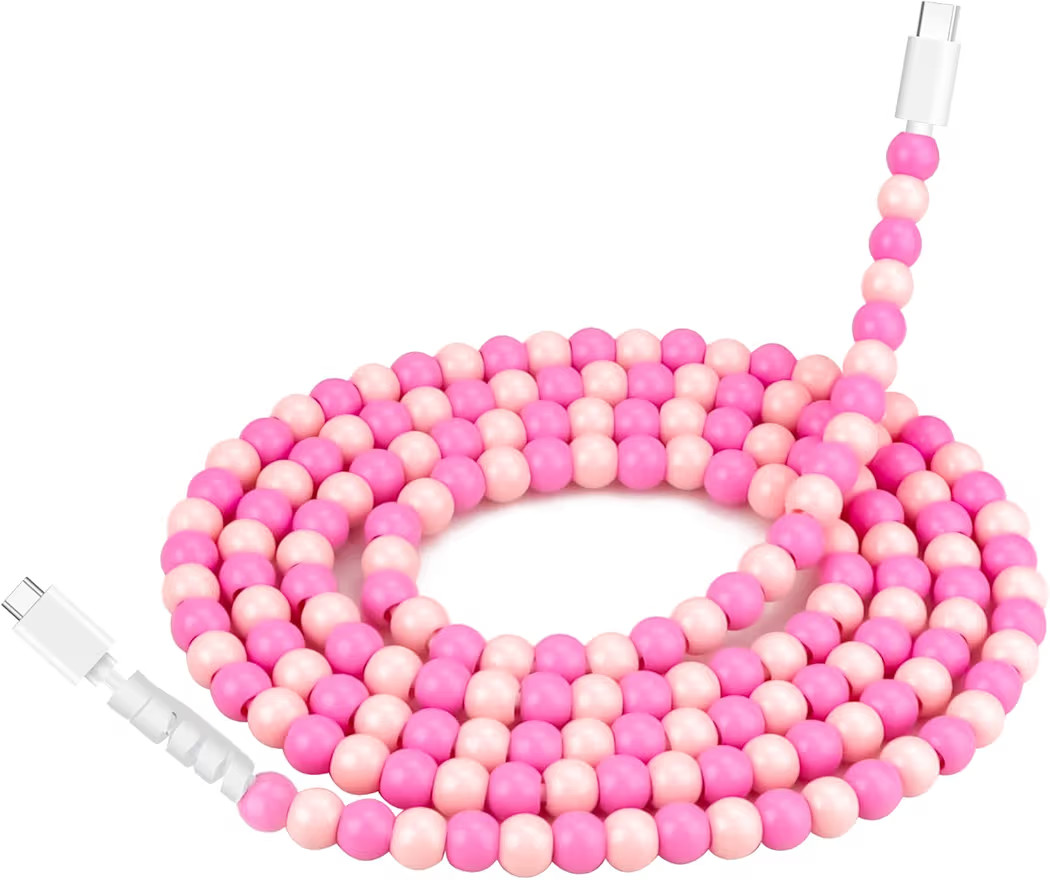 Coolden USB C Cable 6.6FT USB C to USB C Cable 66W Type C Charger Fast Charging Charming Beaded C... | Amazon (US)