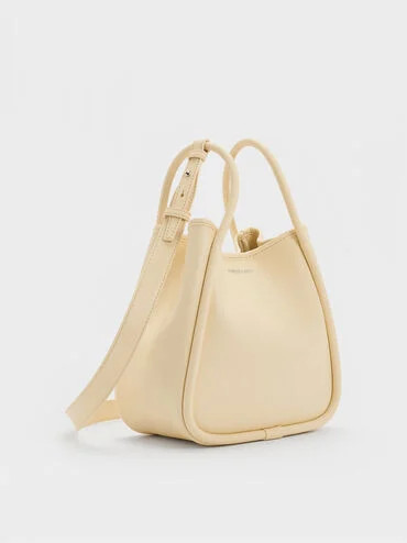 Mini Lyla Tubular Tote Bag
    
         - Butter Yellow | Charles & Keith AU