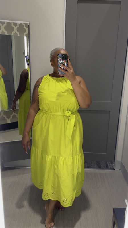 Lime Green Summer Dress 
Target Plus Size Haul 
Dress - XXL
very comfortable and cute 

#LTKStyleTip #LTKPlusSize #LTKVideo