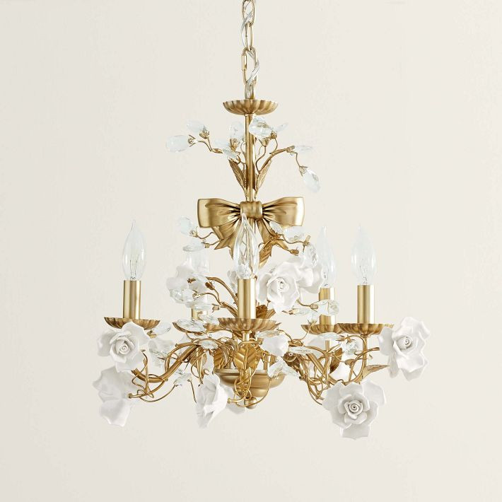 LoveShackFancy Bouquet Chandelier | Pottery Barn Teen