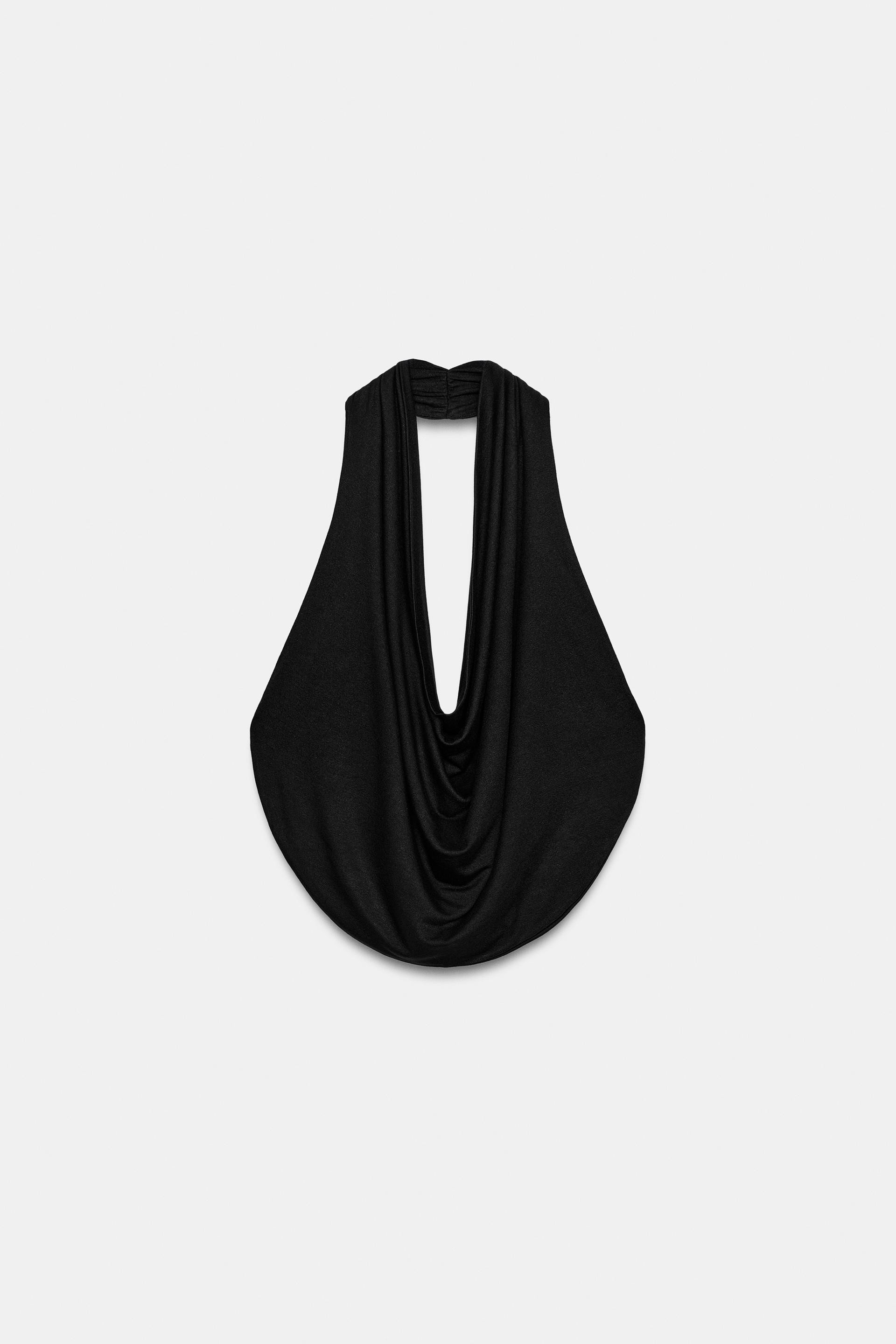 DRAPIERTES NECKHOLDER-TOP | Zara US