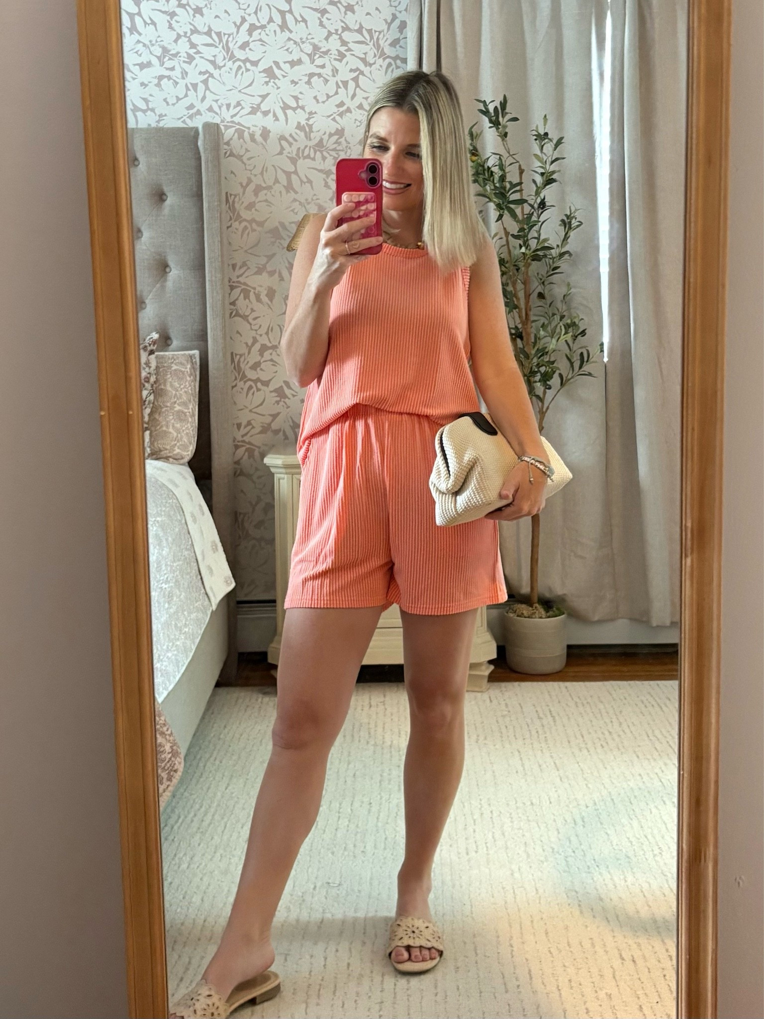 Two piece set that fits so well!! Love this orange vibrant color for summer’

#LTKootd #LTKmomlife #LTKmorningroutine