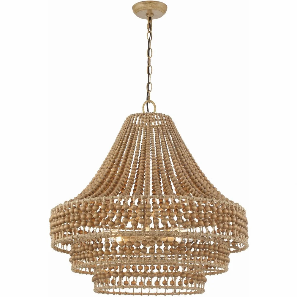 Crystorama Lighting - Six Light Chandelier - Chandelier - Silas - 6 Light | Walmart (US)