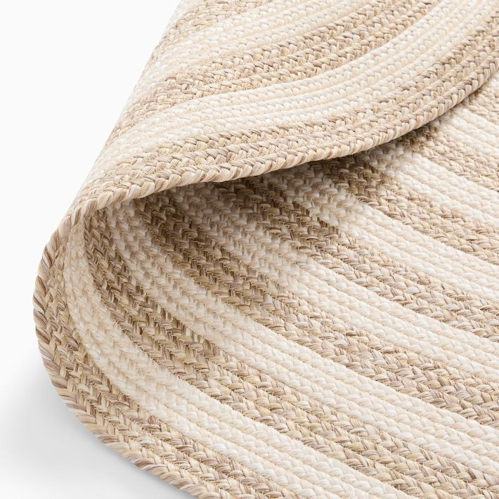 Striped Oblong Indoor/Outdoor Rug | West Elm (US)