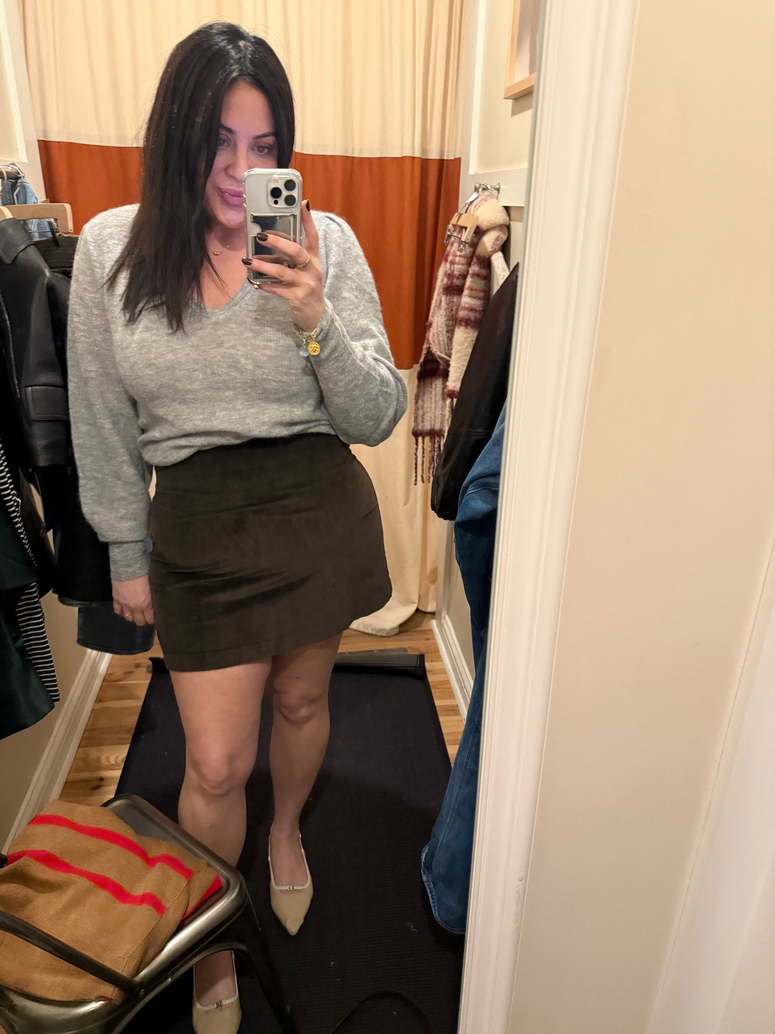 This corduroy skirt is so cute. Love it with a sweater or with tights. I’m in a size 12 and it runs a little large in waist

#LTKSaleAlert #LTKFindsUnder100 #LTKCyberWeek