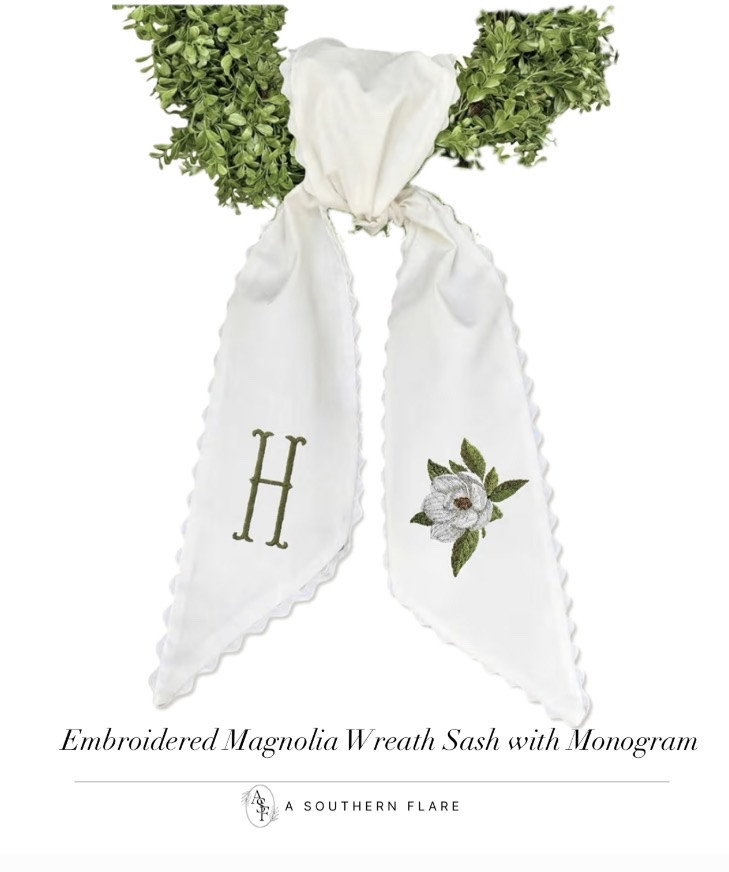 Elevate your door with this personalized wreath sash. Perfect for holiday or summer home decor. #HomeDecor #Personalized

#LTKHome