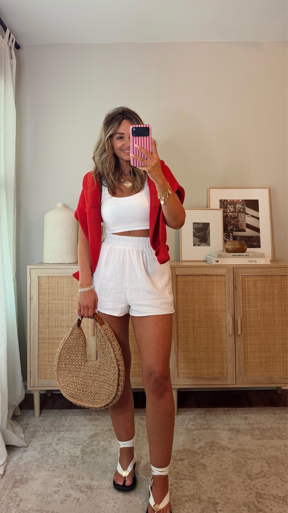 40% off with LEANN40, if expired use code LEANN35 americana inspired outfit!! size M in both, shorts run big i could of done a size S. summer outfit, 4th of july, memorial day @VICI

#LTKootd