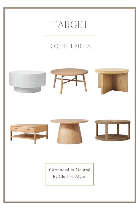 Target coffee tables 

#LTKhome
