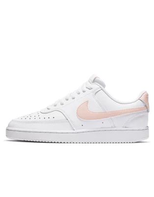 Nike Court vision low sneaker in white | ASOS (Global)